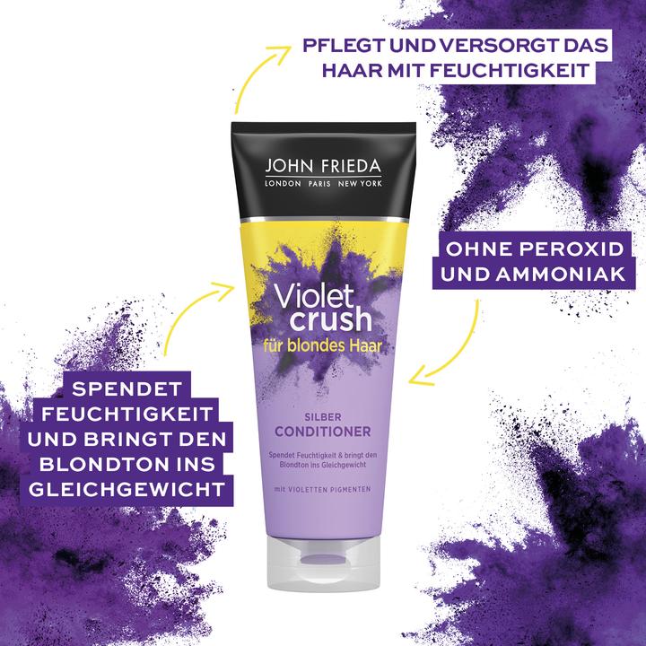 Image du produit John Frieda Sheer Blonde - Revitalisant argenté Violet Crush (250 ml)