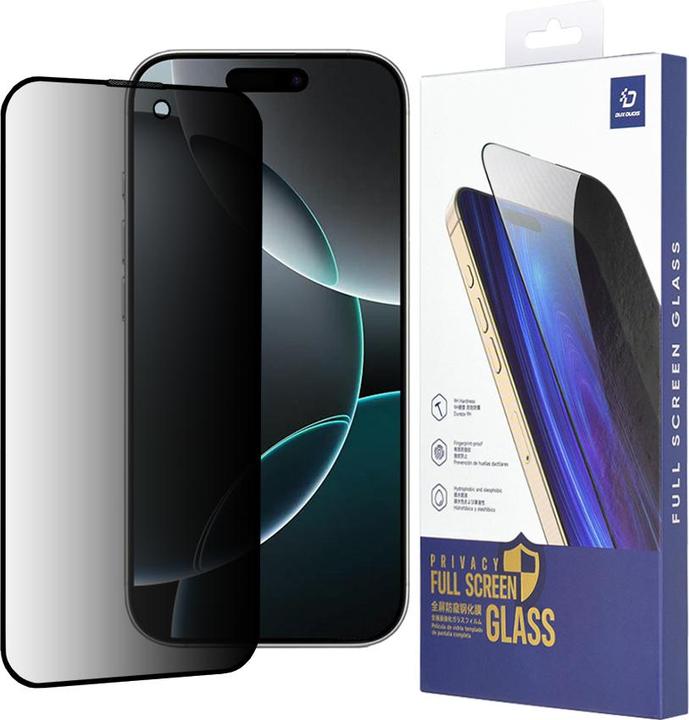 Produktbild Dux Ducis Panzerglas Privacy (1 Stück, Apple iPhone 16 Pro)