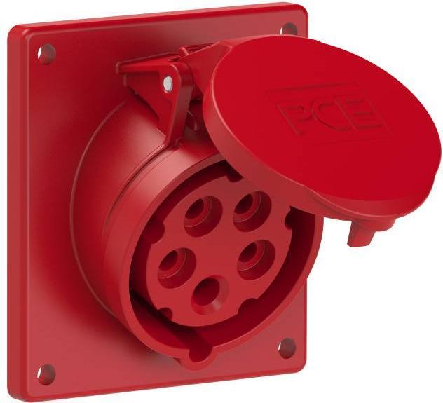 Actual product image PCE 415-6f9 Junction box angled 16A 5p 6h IP44/54
