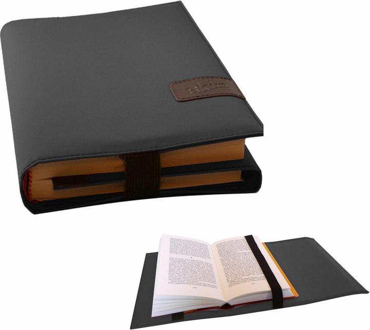 Barth & Bauer BookSkin Multifunktionshülle onyx-schwarz, Buchhülle