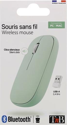 Actual product image T'nB Souris sans fil Bluetooth Colour (Vert) (Wireless)