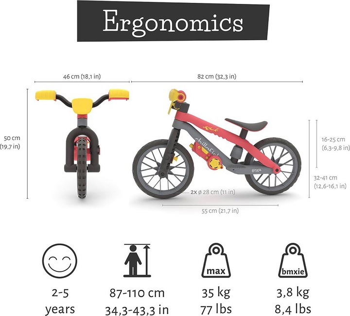 Actual product image Chillafish Running Bike BMXie Moto (12")