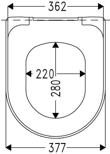 Produktbild Hamberger WC-Sitz Tube SoftClose Premium