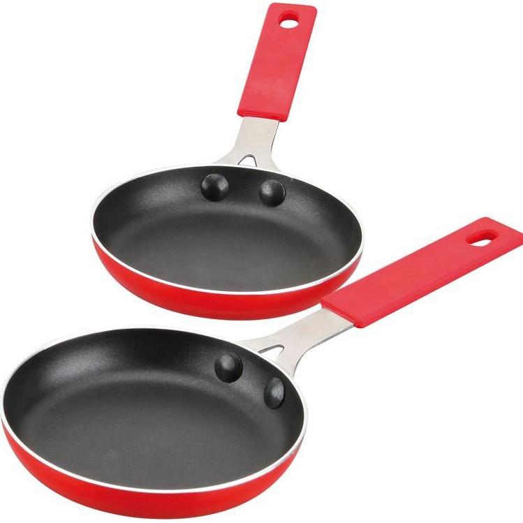 Thumbnail - Jata R266 2 small fring pan for AC266, Pfanne + Kochtopf, Schwarz, Rot