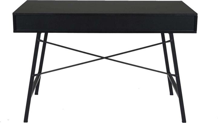 Produktbild Swisshandel24 Schreibtisch, Bürotisch Computertisch, 3D-Struktur 120x60xcm - schwarz (76 x 120 x 60 cm)