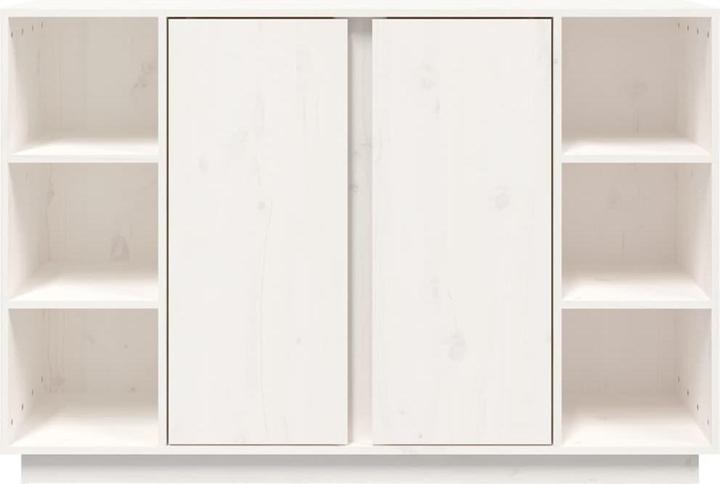 Produktbild VidaXL Sideboard Weiss 120x35x80cm Massivholz Kiefer Kommode Schrank Anrichte (120 x 35 x 80 cm)