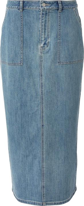 Produktbild Comma Rock Langer Denimrock mit Gehschlitz (48)