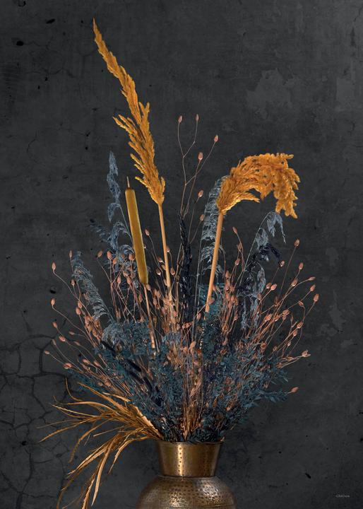 Vintage Flower Deco 7 (50 x 70 cm)