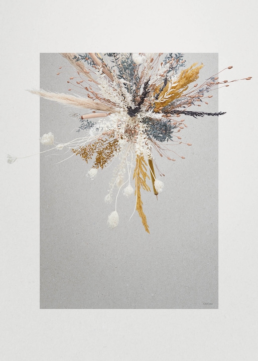 Vintage Flower Deco 4 (50 x 70 cm)