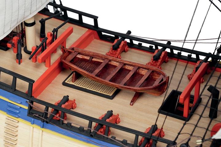 Actual product image Billing Boats HMS Endeavour 1:50 Wooden Hull - (437173)