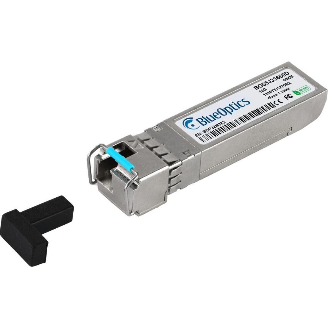 Thumbnail - BlueOptics Calix 100-01511-BX60-D kompatibler SFP+ BO55J33660D, Transceiver, Silber