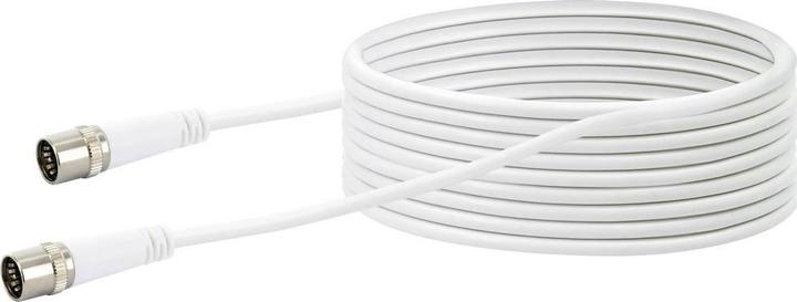 Produktbild Schwaiger KDAK100 532 10m Type-F Type-F Weiss Koaxialkabel (Antennenkabel)