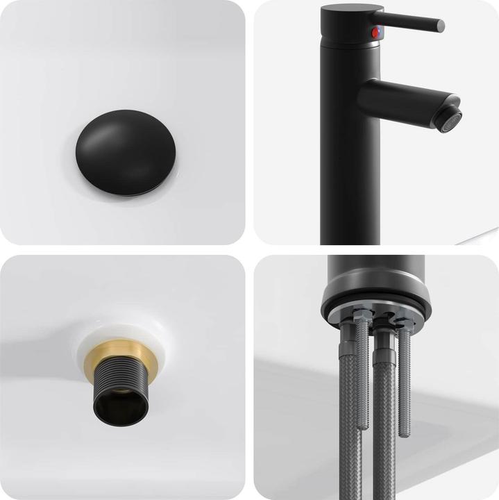 Produktbild vidaXL Badezimmerwaschbecken (370 mm, 490 mm)
