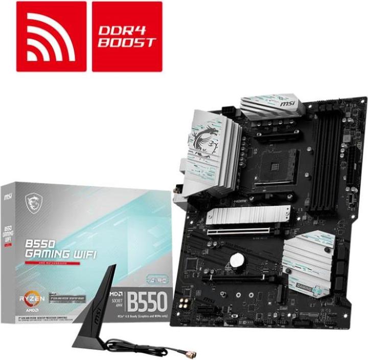 Image du produit MSI MPG B550 Gaming WiFi (AM4, AMD B550, ATX)