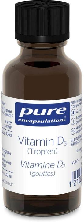 Actual product image Pure encapsulations Vitamin D3 (1 pcs., Droplet, 22.50 ml)