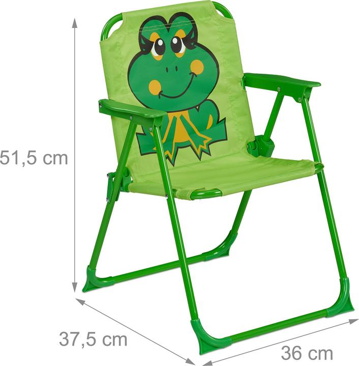 Actual product image Relaxdays Kinder Klappstuhl mit Motiv (High chair)