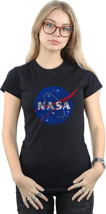 Image du produit Nasa T-shirt en coton avec logo en relief Insignia - Femme/Ladies (XL)