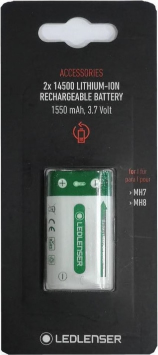 Produktbild Ledlenser 2x 14500 Li-Ion Rechargeable Battery Pack