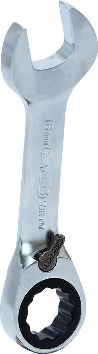 Actual product image KS Tools GEARplus ratchet ring open end wrench short (16 mm)