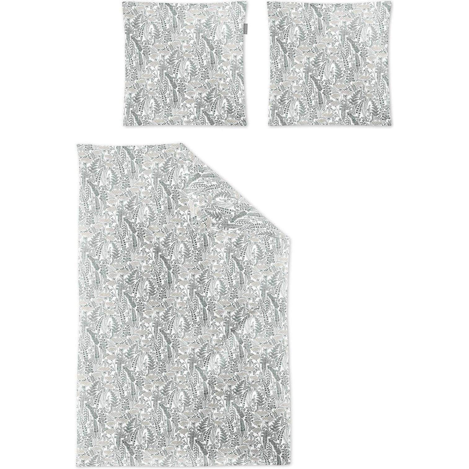 Irisette, Bettwäsche, Tencel™ Lyocell Bettwäsche Lotus 8569 salbei (Bettwäsche Set, 135x200 cm + 80x80 cm)