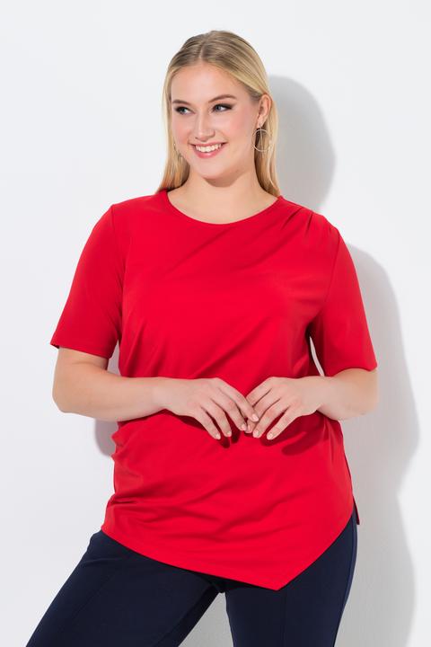 Actual product image Ulla Popken Asymmetric Pointed Hem Tee (42, 44)