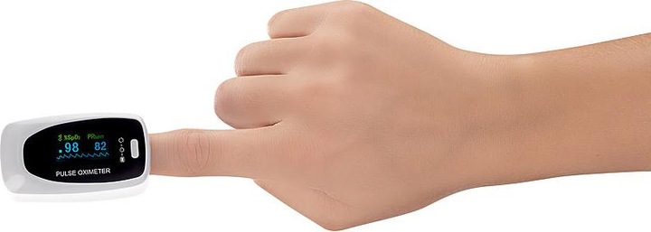 Produktbild Newgen medicals Finger-Pulsoximeter mit OLED-Farbdisplay, exakte Messung