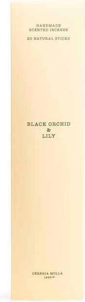 Actual product image Cereria Molla CM Set 20 Incense Black Orchid & Lily