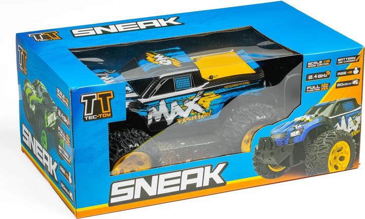 Image du produit Magni TEC-TOY - Sneak Max R/C 1:12 2,4GHz 7,4V 500mAh - bleu (471264)
