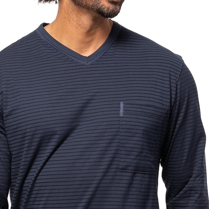 Immagine prodotto Ammann Pigiama in cotone extra leggero a maniche lunghe (56, XXL)