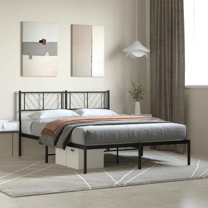 Produktbild vidaXL Metall Bettgestell (140 x 190 cm)