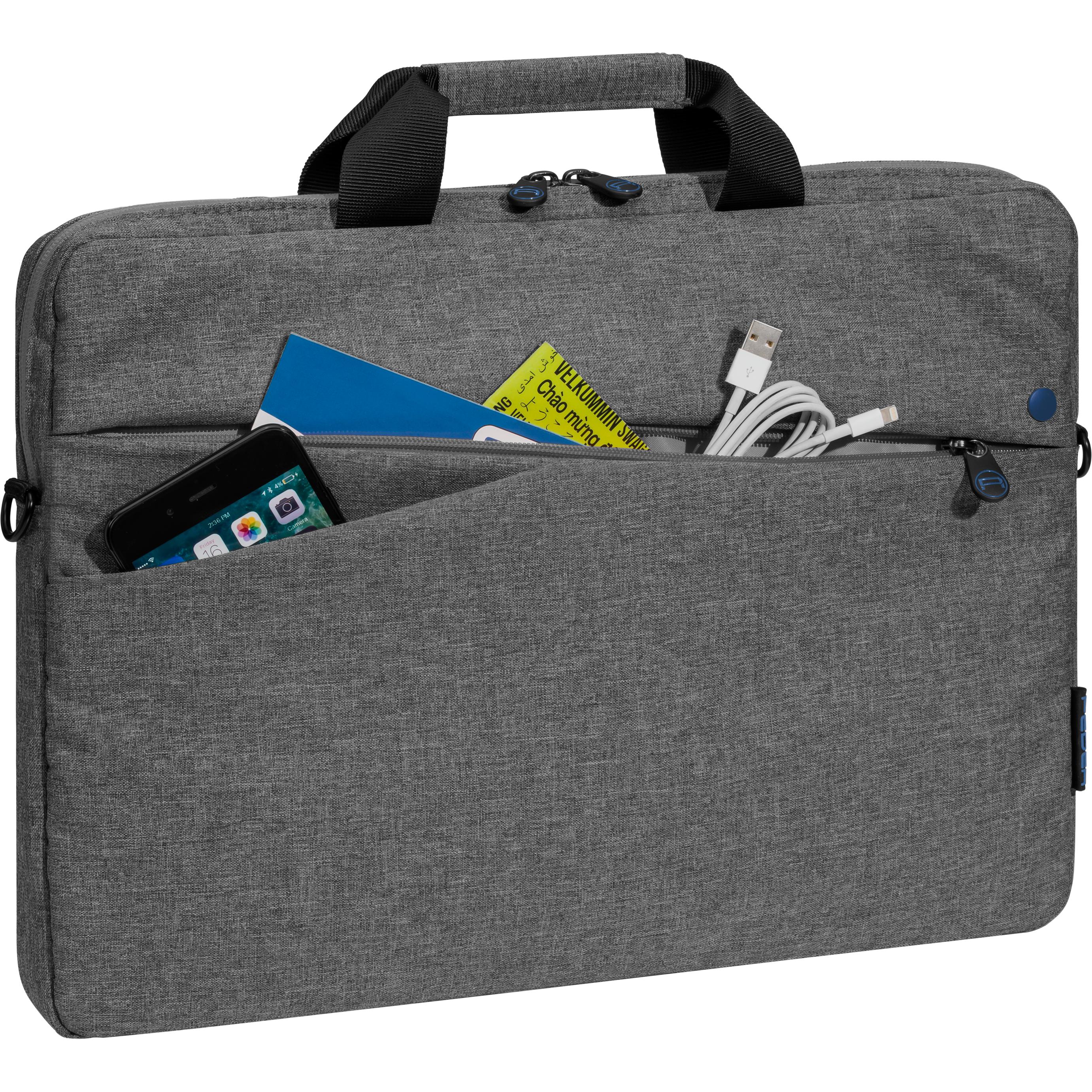Thumbnail - Pedea Fashion (15.60", Universal), Notebooktasche, Grau, Blau