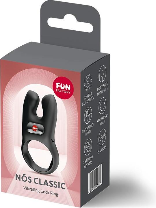Actual product image Fun Factory - Nos Vibrierender Pennisring Schwarz