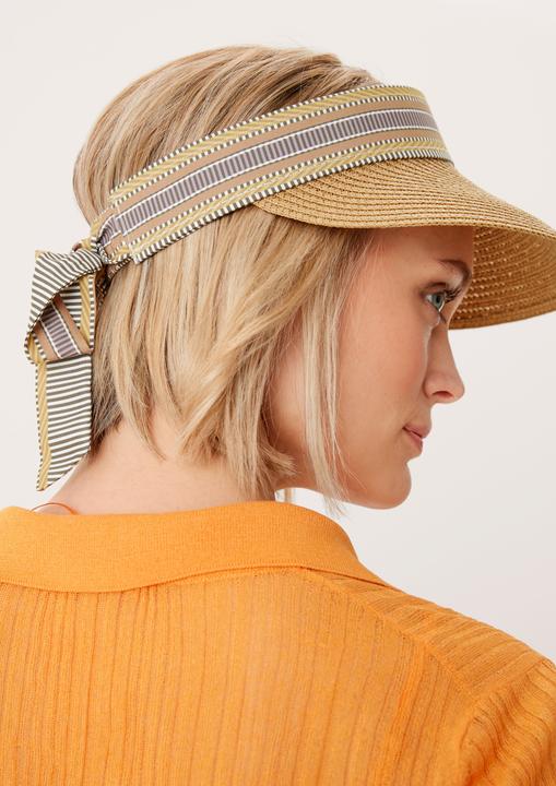 Actual product image s.Oliver Hut Visor Cap in Korbgeflecht