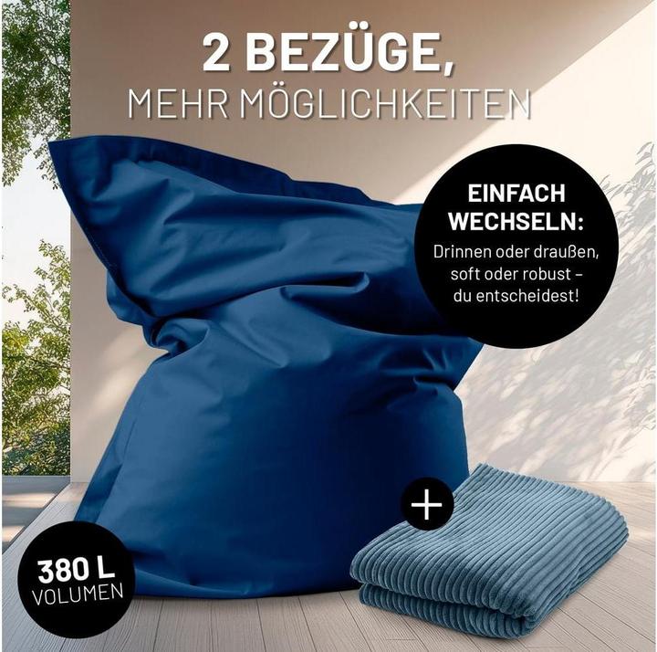 Produktbild Lumaland Sitzsack + Cordhülle