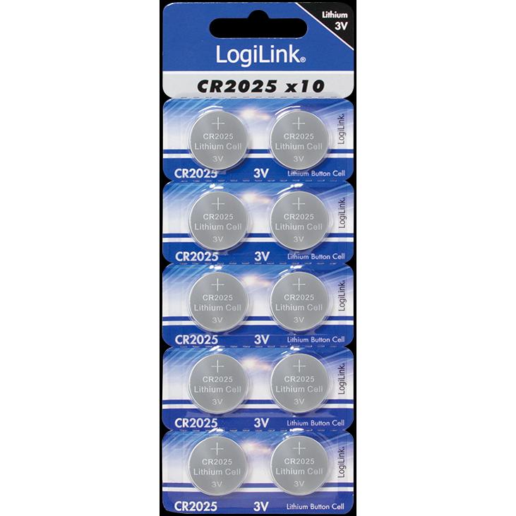 LogiLink Ultra Power (10 Stk., CR2025), Batterien + Akkus