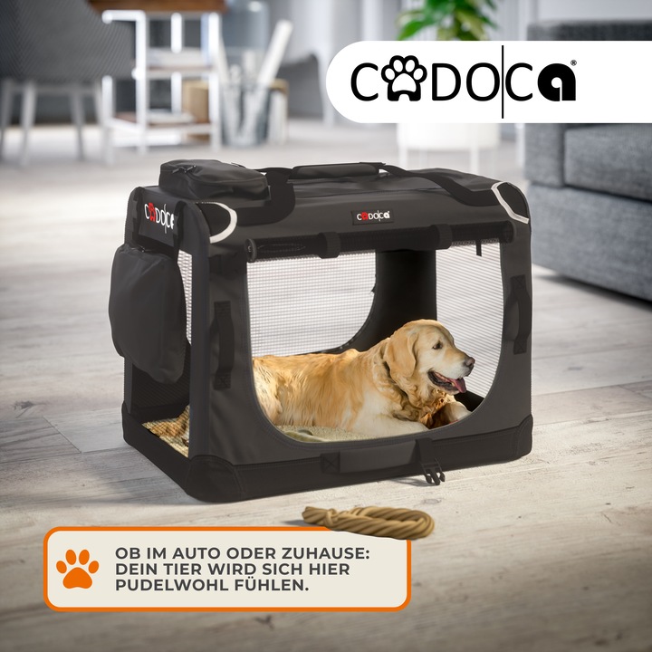 Image du produit Cadoca Caisse de transport (Chien, Chat, Pliable)