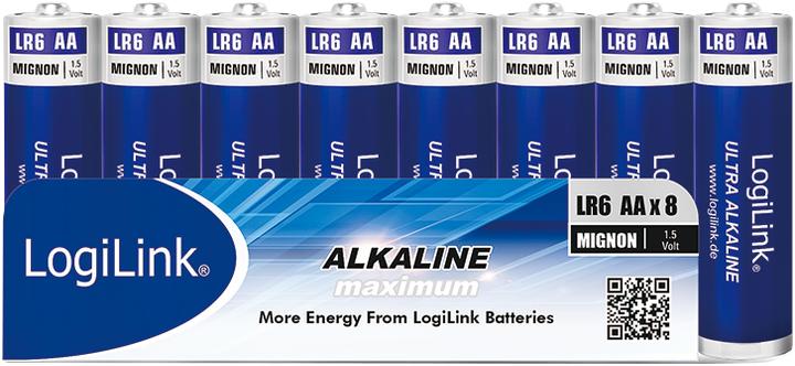 Actual product image LogiLink Ultra Power (8 pcs., AA, 1700 mAh)