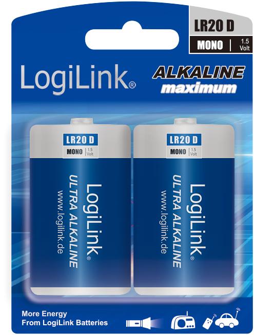 Produktbild LogiLink Ultra Power (2 Stk., D / LR20 / Mono / R20)