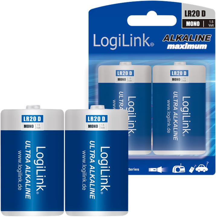 Produktbild LogiLink Ultra Power (2 Stk., D / LR20 / Mono / R20)