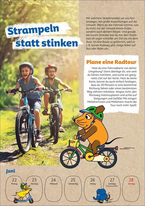 Image du produit Harenberg Schütze die Erde mit der Maus Wochenkalender 2026 (Couverture rigide, Allemand)