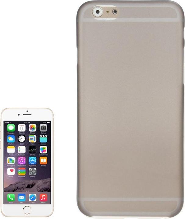 Actual product image König Design Protective Case Ultra Thin 0.3mm for Mobile Apple iPhone 6 Plus Black Transparent (Apple iPhone 6 Plus)