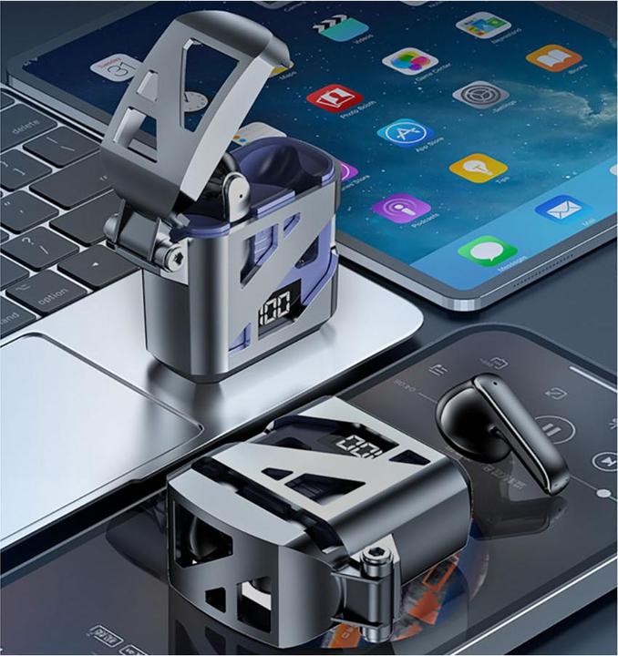 Actual product image EKO TWS Bluetooth headphones 5.3 model Optimus (ANC, 30 h, Wireless)