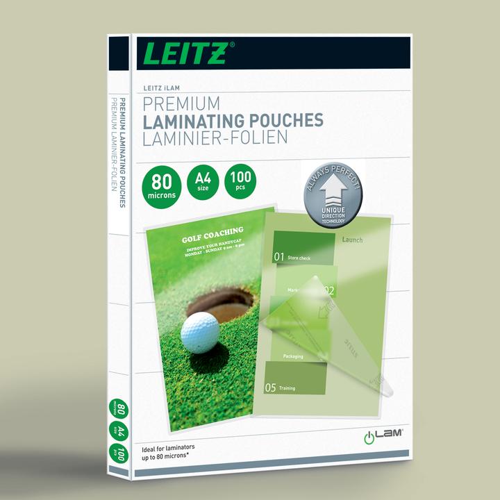 Actual product image Leitz Laminating foil (A4, 100 Piece, 80 µm)