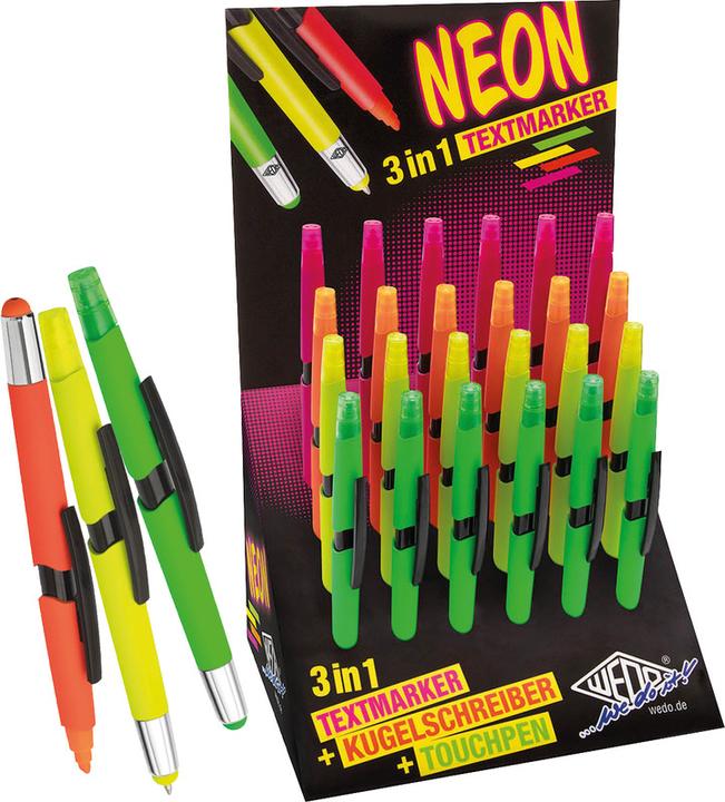 Wedo Stylus Touch Pen Neon 3 in 1