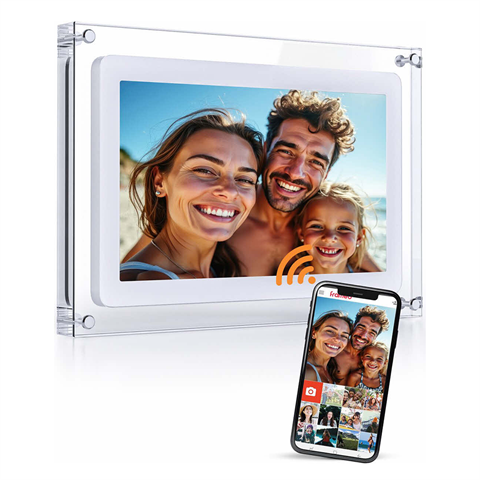 Productafbeelding Benel Frameo Digitale Fotolijst HF-A101 Acryl 10.1 Inch (10.10", 1280 x 800 pixels)