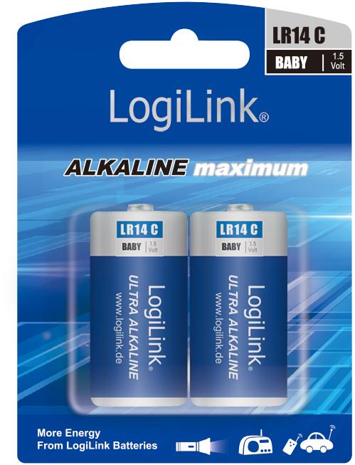 Produktbild LogiLink Ultra Power (2 Stk., C, 4800 mAh)