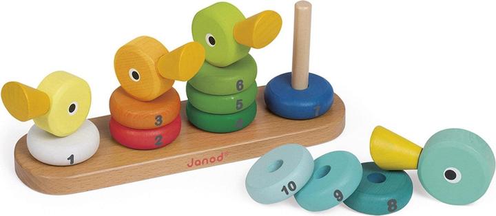 Actual product image Janod Stacking game duck family