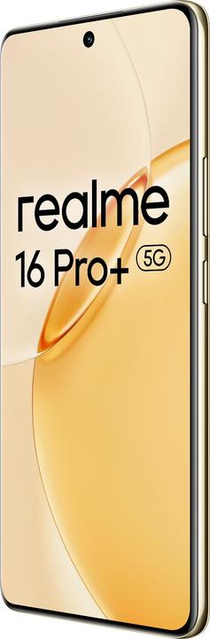 Produktbild realme 16 PRO PLUS 8+256GB DS 5G MASTER GOLD OEM (256 GB, Gold, Master Gold, 6.80", Dual SIM, 5G)