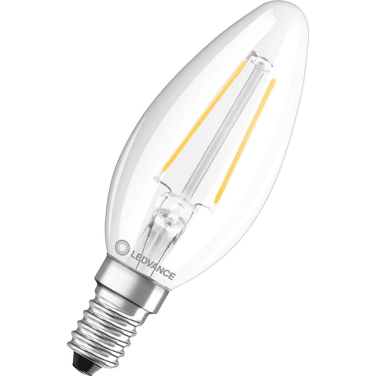 Ledvance, Leuchtmittel, LED-Kerzenlampe (E14, 2.50 W, 250 lm, 1 x, F)