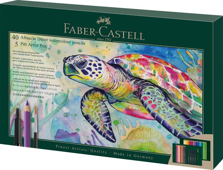 Actual product image Faber-Castell Albrecht Dürer & Pitt Artist Pen 46er Set (Multicoloured, 46 x)